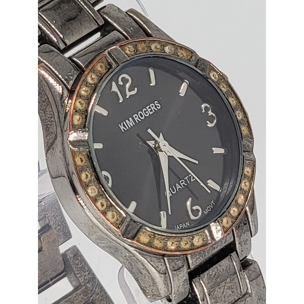 Kim Rogers A7052-56GU Classic Women Stainless Steel Dial Quartz Wrist Watch